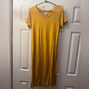 Jessica Simpson Golden Midi Dress